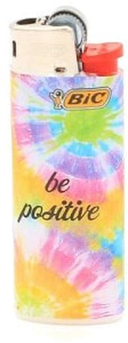 BIC Feuerzeug Mini Tie Dye BE POSITIVE BIC Feuerzeug Mini Tie Dye BE POSITIVE