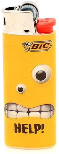 BIC Feuerzeug Mini Yellow Mouth HELP!