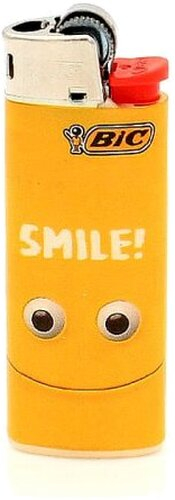 BIC Feuerzeug Mini Yellow Mouth SMILE!