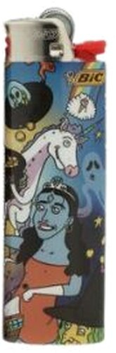 BIC Feuerzeug Prinzessin, Einhorn und Alien Maxi Fantasy Cartoon 8v8 BIC Feuerzeug Prinzessin, Einhorn und Alien Maxi Fantasy Cartoon 8v8