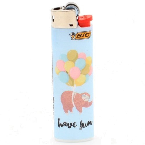 BIC Feuerzeug Slim Faultier Have Fun 5v8