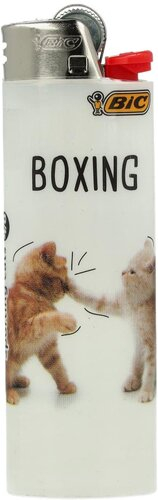 BIC Feuerzeug Sporting Cats Boxing 4v8 BIC Feuerzeug Sporting Cats Boxing 4v8