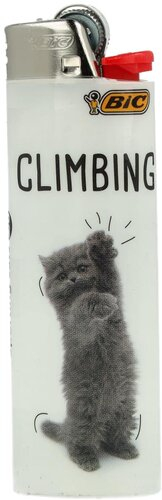 BIC Feuerzeug Sporting Cats Climbing 2v8 BIC Feuerzeug Sporting Cats Climbing 2v8