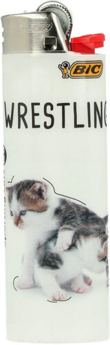 BIC Feuerzeug Sporting Cats Wrestling 8v8 BIC Feuerzeug Sporting Cats Wrestling 8v8