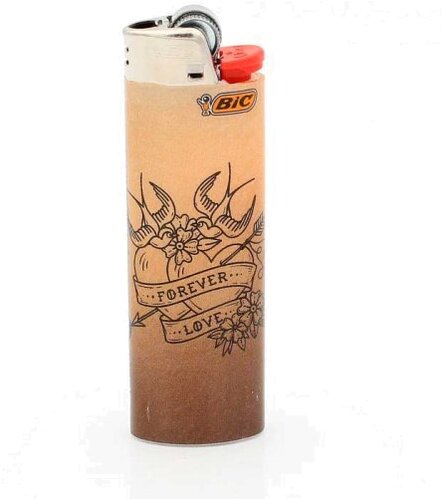 BIC Feuerzeug Tatto Forever Love 4v8