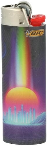 BIC Maxi Feuerzeug Space 2v8