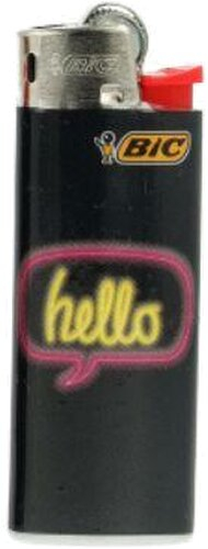 BIC Mini Feuerzeug Neon Sings 8v8