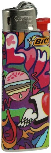 BIC Mini Feuerzeug Street art 5v8 BIC Mini Feuerzeug Street art 5v8