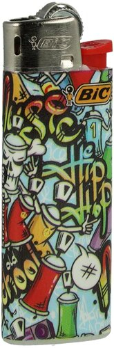 BIC Mini Feuerzeug Street art 6v8 BIC Mini Feuerzeug Street art 6v8