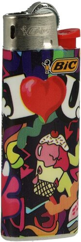 BIC Mini Feuerzeug Street art 7v8 BIC Mini Feuerzeug Street art 7v8