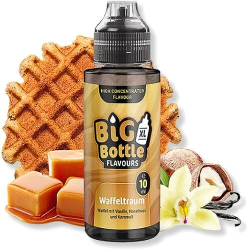 Big Bottle Flavours Waffeltraum 10ml Aroma in 120ml Flasche Big Bottle Flavours Waffeltraum 10ml Aroma in 120ml Flasche
