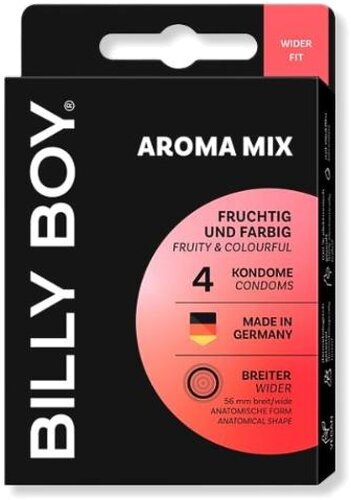 Billy Boy Kondome Aroma Mix Fruchtig und Farbig 4 Stk. Billy Boy Kondome Aroma Mix Fruchtig und Farbig 4 Stk.