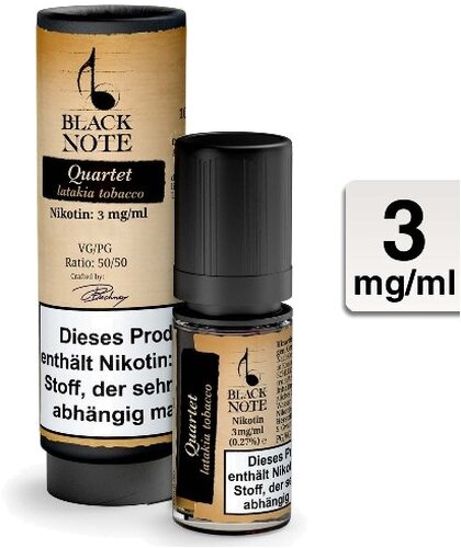 Black Note Quartet Liquid 3 mg Black Note Quartet Liquid 3 mg