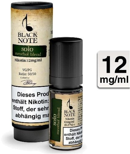 Black Note Solo Liquid 12 mg
