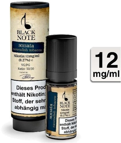 Black Note Sonata Liquid 12 mg Black Note Sonata Liquid 12 mg