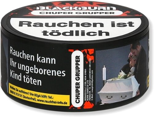 BLACKBURN CUPPER GRUPPER Wasserpfeifentabak 25g BLACKBURN CUPPER GRUPPER Wasserpfeifentabak 25g