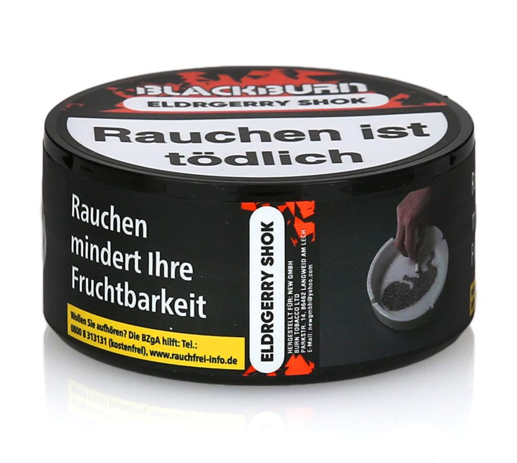 BLACKBURN ELDRGERRY SHOK Wasserpfeifentabak 25g BLACKBURN ELDRGERRY SHOK Wasserpfeifentabak 25g