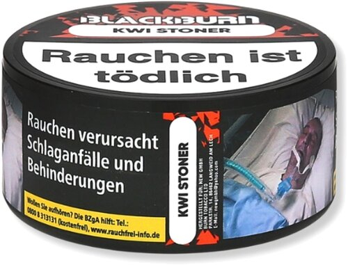 BLACKBURN KWI STONER Wasserpfeifentabak 25g BLACKBURN KWI STONER Wasserpfeifentabak 25g
