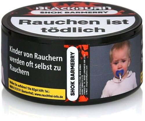 BLACKBURN SHOK BARMERRY Wasserpfeifentabak 25g BLACKBURN SHOK BARMERRY Wasserpfeifentabak 25g