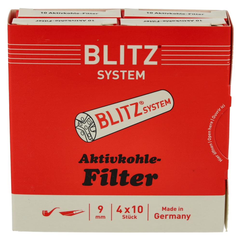 Blitz System Aktivkohlefilter 9mm 40 Stück Blitz System Aktivkohlefilter 9mm 40 Stück
