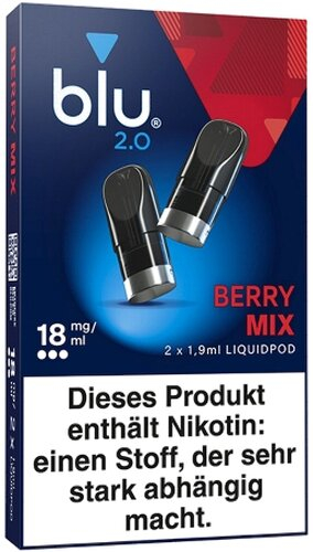BLU 2.0 Berry Mix Liquid Pod 18mg BLU 2.0 Berry Mix Liquid Pod 18mg