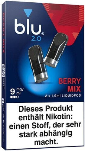 BLU 2.0 Berry Mix Liquid Pod 9mg BLU 2.0 Berry Mix Liquid Pod 9mg