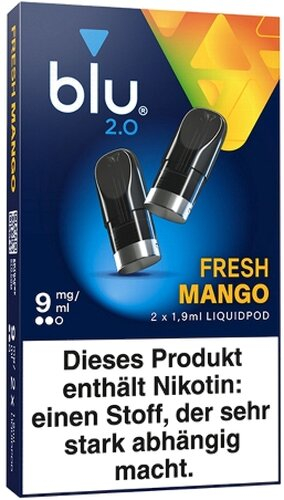 BLU 2.0 Fresh Mango Liquid Pod 9mg BLU 2.0 Fresh Mango Liquid Pod 9mg