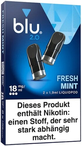 BLU 2.0 Fresh Mint Liquid Pod 18mg