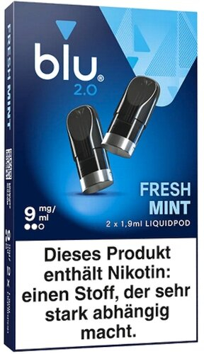 BLU 2.0 Fresh Mint Liquid Pod 9mg BLU 2.0 Fresh Mint Liquid Pod 9mg
