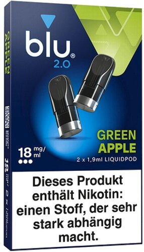 BLU 2.0 Green Apple Liquid Pod 18mg BLU 2.0 Green Apple Liquid Pod 18mg