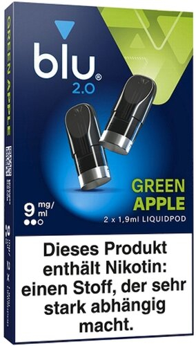 BLU 2.0 Green Apple Liquid Pod 9mg