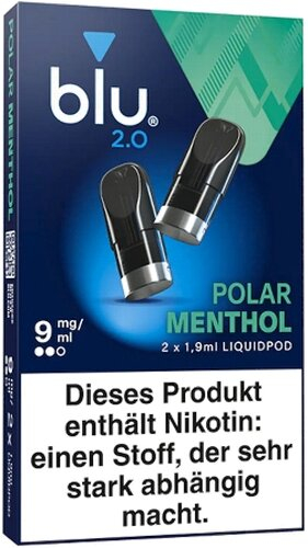BLU 2.0 Polar Menthol Liquid Pod 9mg BLU 2.0 Polar Menthol Liquid Pod 9mg