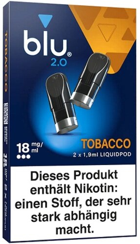 BLU 2.0 Tobacco Liquid Pod 18mg