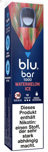 Blu Bar 1000 Einweg E-Shisha Watermelon Ice 18mg