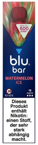 Blu Bar Einweg E-Shisha Watermelon Ice 18mg
