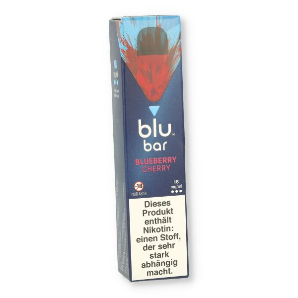 Blu Bar Einweg E-Zigarette Blueberry Cherry 18mg