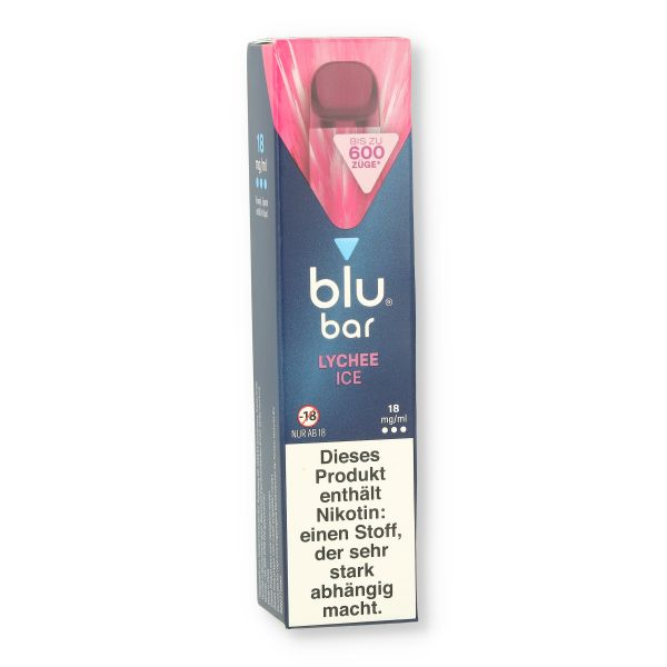 Blu Bar Einweg E-Zigarette Lychee Ice 18mg