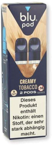 Blu Bar Pod Creamy Tobacco 2x2ml 9mg/ml Blu Bar Pod Creamy Tobacco 2x2ml 9mg/ml