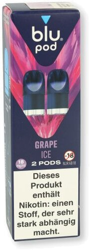Blu Bar Pod Grape Ice 2x2ml 18mg/ml Blu Bar Pod Grape Ice 2x2ml 18mg/ml
