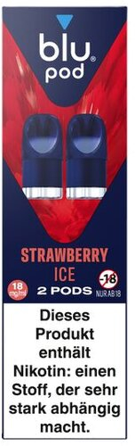 Blu Bar Pod Strawberry Ice 2x2ml 18mg/ml Blu Bar Pod Strawberry Ice 2x2ml 18mg/ml