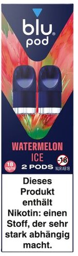 Blu Bar Pod Watermelon Ice 2x2ml 18mg/ml Blu Bar Pod Watermelon Ice 2x2ml 18mg/ml