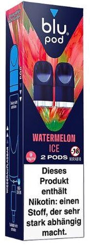 Blu Bar Pod Watermelon Ice 2x2ml 9mg/ml Blu Bar Pod Watermelon Ice 2x2ml 9mg/ml