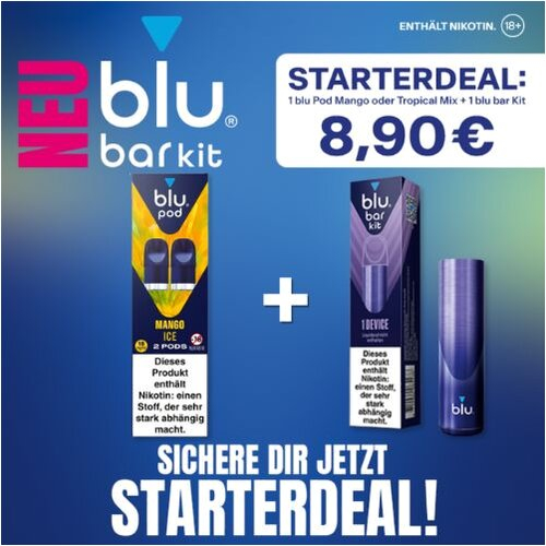 Blu Bar Pods + Device Aktion - Mango Ice