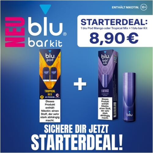 Blu Bar Pods + Device Aktion - Tropical Mix