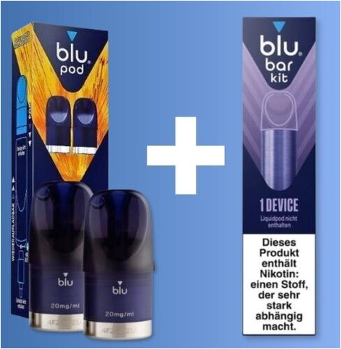 Blu Bar Starter-Kit Aktion: E-Zigarette + Pods für nur 7,95€