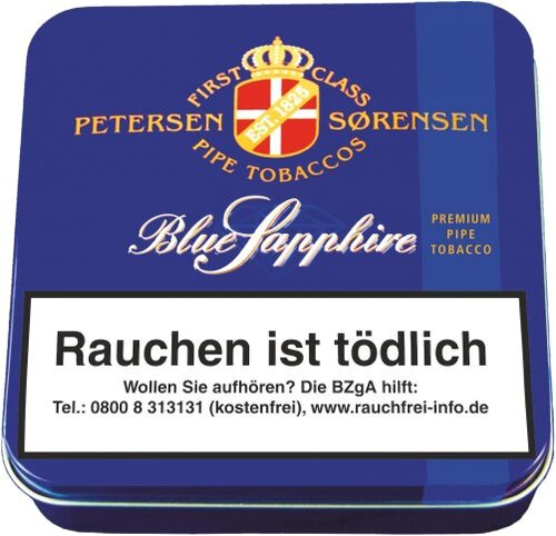 Blue Sapphire Pfeifentabak Petersen und Sörensen 100g Blue Sapphire Pfeifentabak Petersen und Sörensen 100g
