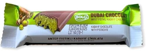 Bolci Schokolade nach Dubai Art 30g Riegel