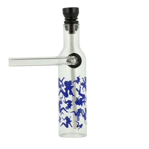 Mini Glas Bong Wildfire Pocket blau Nr.2 Mini Glas Bong Wildfire Pocket blau Nr.2