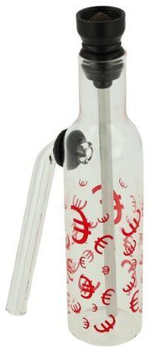 Mini Glas Bong Wildfire Pocket rot Nr.1 Mini Glas Bong Wildfire Pocket rot Nr.1