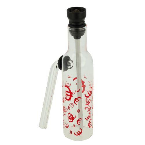 Mini Glas Bong Wildfire Pocket rot Nr.1 Mini Glas Bong Wildfire Pocket rot Nr.1